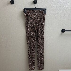 Aerie offline Leopard Print workout leggings